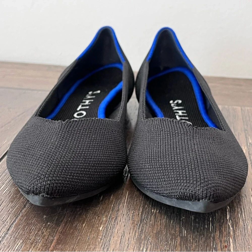Rothy’s The Point Black Flats Womens size 6.5 - Picture 7 of 10